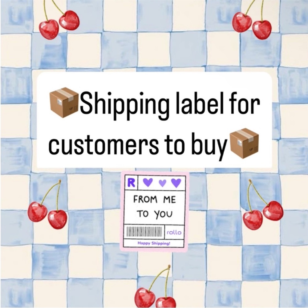 📦Shipping Label For Customers📦